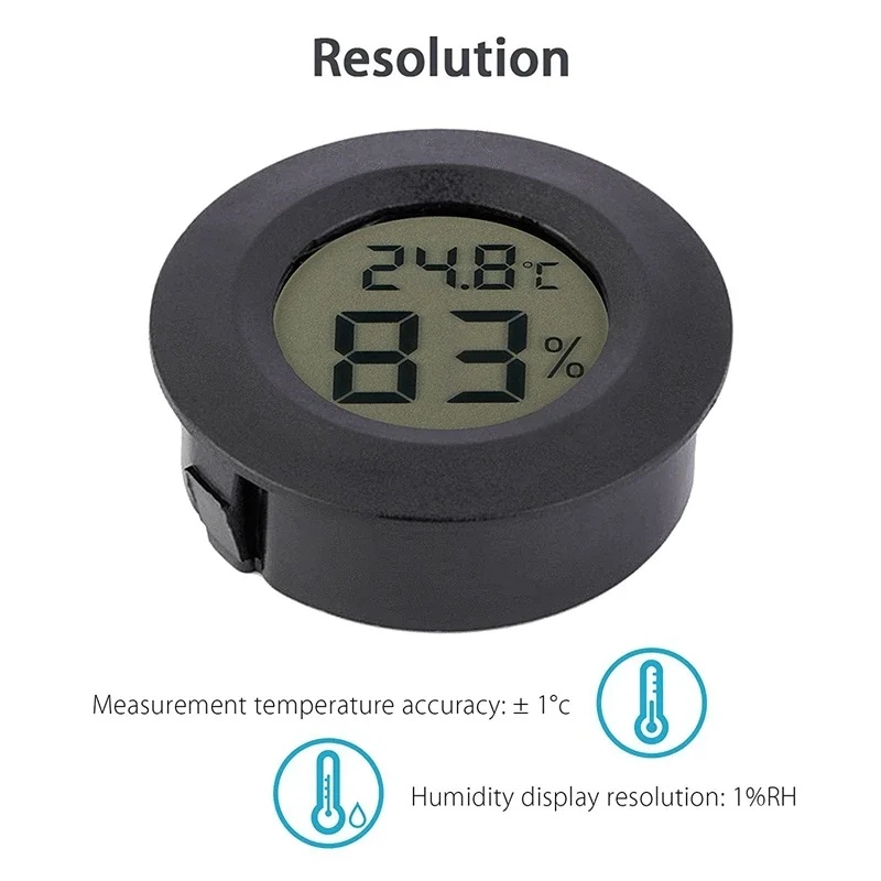 高精度爬虫類用アクセサリー デジタル温度計 爬虫類用保温プレ - Digital Hygrometer Probe のレビューと価格