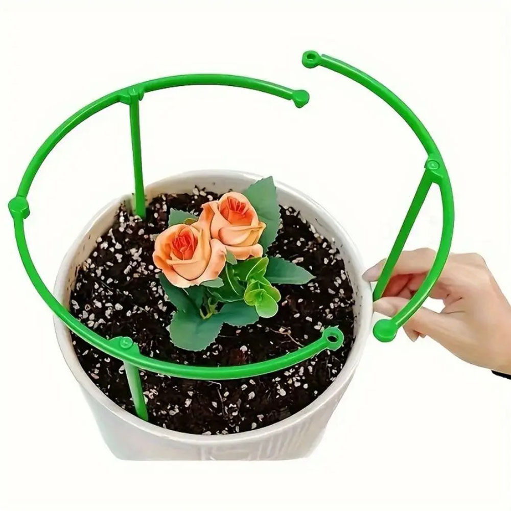 半円形プラスチック製植物支柱盆栽固定棒、つる性植物用支柱、庭 - Vine Climbing Plastic のレビューと価格